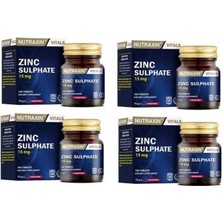 Nutraxin Zinc 15 Mg 100 Tablet X4