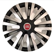 HMNL Fiat Palio Van 15'' Inç Gri - Siyah Kapağı 4'lü Çelik Jant Görünümlü