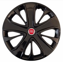 HMNL Fiat Sedici 15'' Inç Piano Black Kapağı 4'lü Çelik Jant Görünümlü