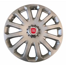 HMNL Fiat Palio 14'' Inç Gri Kapağı 4'lü Çelik Jant Görünümlü