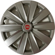 HMNL Fiat Albea 14'' Inç Gri Kapağı 4'lü Çelik Jant Görünümlü