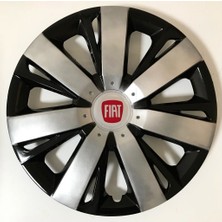 HMNL Fiat Palio Van 16'' Inç Gri - Siyah Kapağı 4'lü Çelik Jant Görünümlü