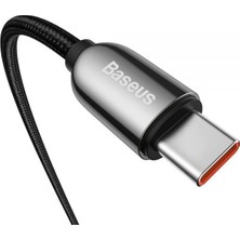 Baseus Display Type-C To Type-C 100W Hızlı Şarj Veri Kablosu 1m CATSK-B01