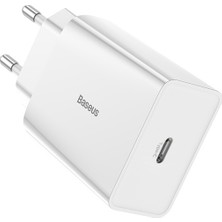 Baseus Speed Mini Quick Charger 18W Şarj Başlık Type-C Hızlı Şarj Adaptörü CCFS-SN02