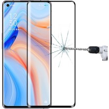 Ally Oppo Reno4 Pro Full Glue 3D Tempered Cam Ekran Koruyucu