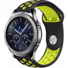 Ally 20 mm Kordon Kayış Gear S2,R600 Watch S4 42 mm,HUAWEI Watch GT,20 mm Kordon Kayış Yeşil