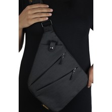 Av A Dos Free Smart Bag Siyah Heybe Çapraz Bel ve Omuz Çantası Suya Dayanıklı Ergonomik Tasarım