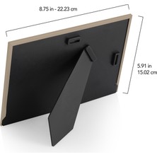 Zekupp Metal Fotoğraf Resim Çerçevesi, D1114, 22X15CM