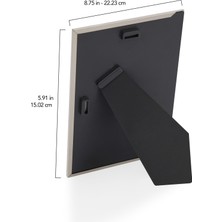 Zekupp Metal Fotoğraf Resim Çerçevesi, F1001, 22X15CM