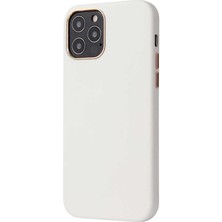 Case 4U Apple iPhone 12 Pro Kılıf Eyzi Kapak Beyaz
