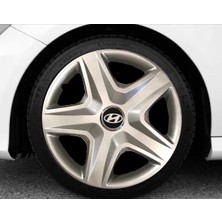 Hmnl Hyundai Accent 14'' Inç Gri 4'lü Set Jant Kapağı Çelik Jant Görünümlü