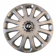 Hmnl  Hyundai İx20 14'' Inç Gri 4'lü Set Jant Kapağı Çelik Jant Görünümlü
