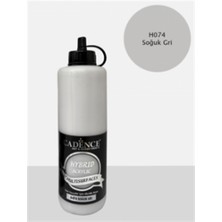 Cadence Hybrid Multisurface Akrilik Boya 500 Ml. H-074 Soğuk Gri