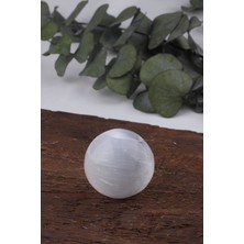 Dünya Doğal Taş Selenit Taşı Küre ( 3 cm ) - KT0452