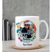 Hediye Zengini Kişiye Özel Fotoğraflı 2 Tasarımlı Beyaz Kupa