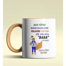 Hediye Zengini Kişiye Özel Bazı Kahramanların Pelerini Yoktur2 Turuncu Kupa