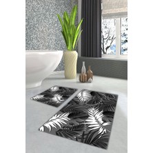 Modanoiva  Yıkanabilir Kaymaz Dot Taban 2'li Banyo Paspası ( 50CM x 60CM - 60CM x 100CM) MNP1145