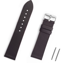 chrono Kahverengi Spor Hakiki Deri Saat Kordonu Kayış 20MM