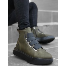 BOA BA0142 Bantlı Erkek Yüksek Taban Haki Spor Bot