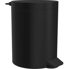 Creavit Pedallı Çöp Kovası 5 Lt Siyah-Mat ST16605S