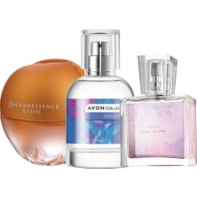 Avon Incandessence Enjoy Collections Violeta ve Viva La Vita Kadın Parfüm Paketi