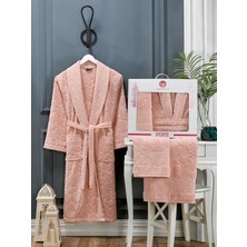 Philippus Asiya Bukle Şalyaka Havlulu Bornoz Seti Kutulu Pudra