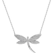 Glorria Gümüş Yusufçuk Kolye, Küpe, Yüzük Hediye Seti - DT0505-HS