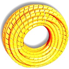 Kablo Toplayıcı Spirali - Sarı Renk- 10 mm 100 M