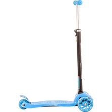 Can Oyuncak Shinaro MAXI Twister 3 Led Işıklı 3 Tekerli Yükseklik Ayarlı Scooter - MAVİ