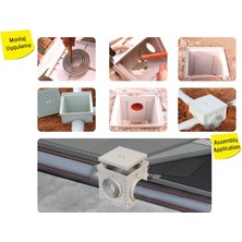 Luxwares 30X30 Izgara Kapaklı Plastik Rögar (Menhol) Kutusu