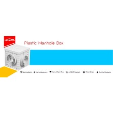 Luxwares 20X20 Düz Kapaklı  Plastik Rögar (Menhol) Kutusu