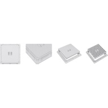 Luxwares 35X35 Düz Plastik Rögar Menhol Kapak ve Çerçeve