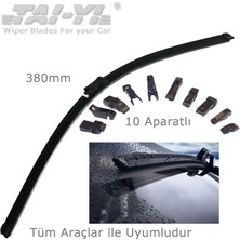 3 Tıkla Tai-Yi 35Cm 10 Aparatlı Universal Silecek Süpürgesi (350Mm)