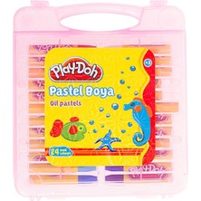 Play-Doh Playdoh 24 Renk Pastel Boya Plastik Çantalı Sarı