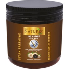 Naturix Siyah Sarımsak Şampuan 600 ml + Sarımsak Saç Kremi 500 ml + 2 Adet Siyah Sarımsak Maske 500 ml