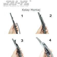 3 Tıkla Toyota Avensis Silecek Takımı (1998-2003) 530 MM/450 mm