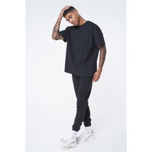 Oversize Basic  T Shirt Siyah