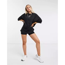 Oversize Unisex 4505  T Shirt Siyah