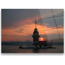 Glass Art Concept Kız Kulesi Cam Tablo