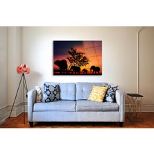 Glass Art Concept Fil Ailesi Cam Tablo