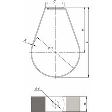 Zımpex 1 ½” 48 - 52 mm Sprinkler Kelepçe 40 Adet