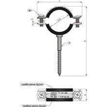 Zımpex 3” 84-93 mm Kısa Standart Trifonlu Kelepçe (15 Adet)