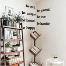 Nt Handmade Be Real Be Yourself Ahşap Duvar Yazısı