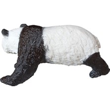 PopŞeker Oyuncak Panda Figürü 19CM. Vahşi Hayvanlar Serisi Oyuncak Yumuşak Et Panda