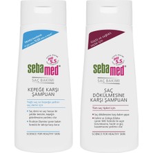 Sebamed Saç Dökülmesine   Şampuan 400 ml + Kepek  Şampuan 400 ml