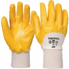 PortWest Light Nitril  Eldiven - Sarı Eldiven