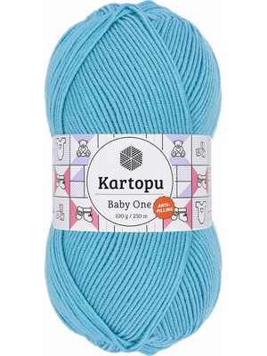 Kartopu Baby One El Örgü İpi  | Turkuaz K576