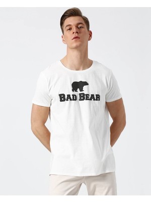 Bad Bear Bad Bear Tee Os Koyu Beyaz Erkek T-Shirt