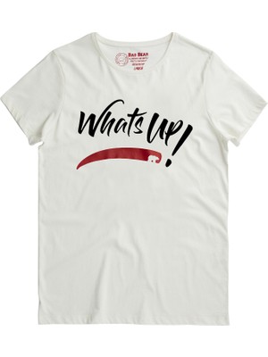 Bad Bear Beyaz Erkek T-Shirt What's Up Tee Off-White