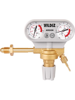 Yıldız Gaz Armatürleri Yıldız 5340S Basınç Düşürücü Argon Redüksiyonsuz